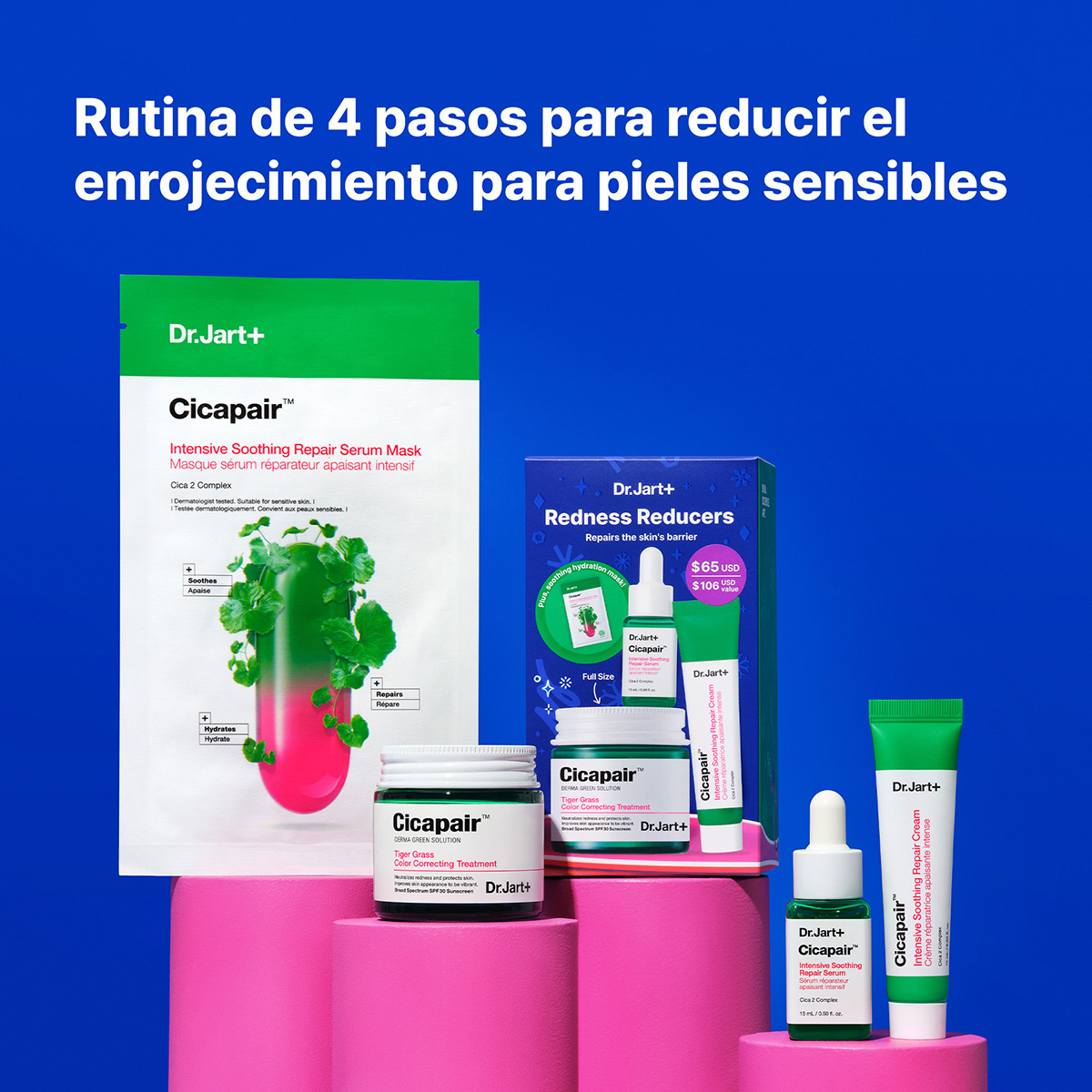 CICAPAIR™ REDNESS REDUCERS GIFT SET FOR SENSITIVE SKIN (SET PARA CUIDADO DE LA PIEL)